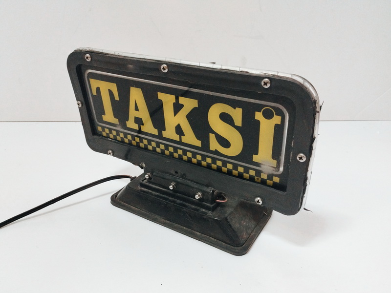 cartel luz taxi turquia func 12v iman 19x29x10 1u